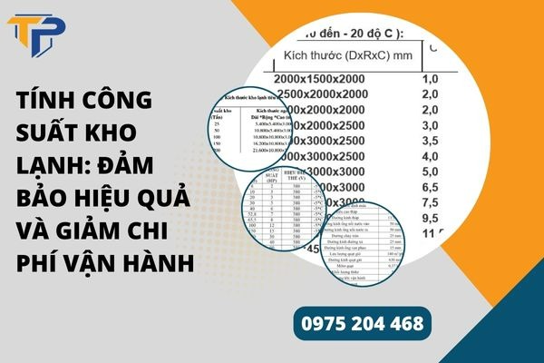 Tính công suất kho lạnh