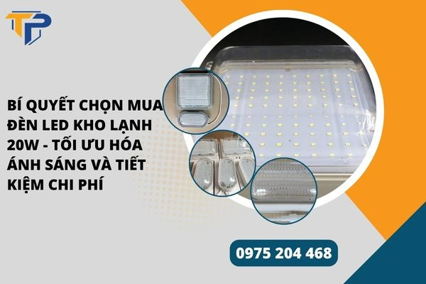 Đèn led kho lạnh 20w